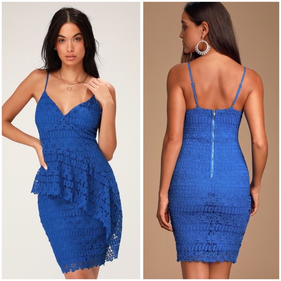 Lulus Dresses & Skirts - Lulu’s Blue Lace Dress